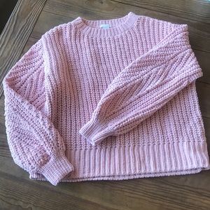 🌸 Soft Pink Bell Sleeve Sweater 🌸